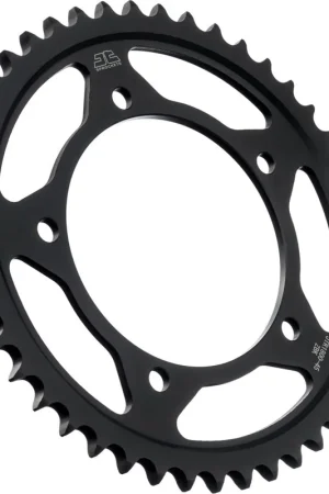 JT SPROCKETS - REAR STEEL 45T BL, 530 - Sprockets - BLACK ZINC FINISH Tijdelijk Beschikbaar